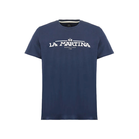 La Martina T-shirt T-shirt Uomo Aguer con stampa M P25 - LA MARTINAMAR304JS206 - 07017 - M - Francavilla Moda